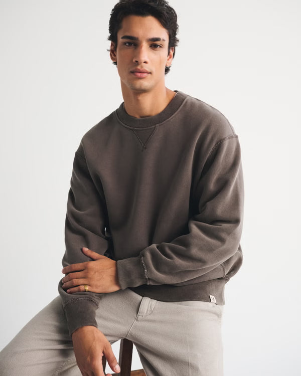 Abercrombie & Fitch - Heritage Heavyweight Crew Sweatshirt