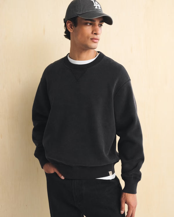Abercrombie & Fitch - Heritage Heavyweight Crew Sweatshirt