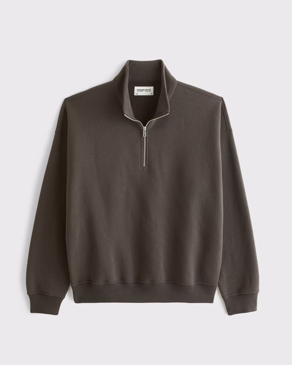Abercrombie & Fitch -  Essential Half-Zip Sweatshirt