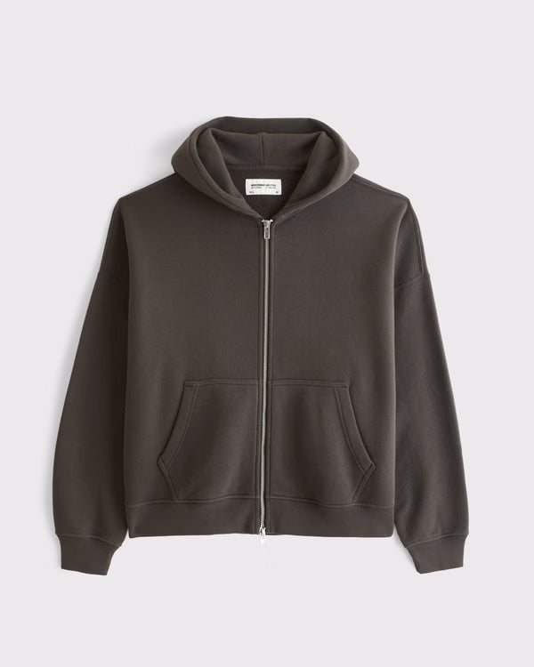Abercrombie & Fitch -  Essential Full-Zip Hoodie