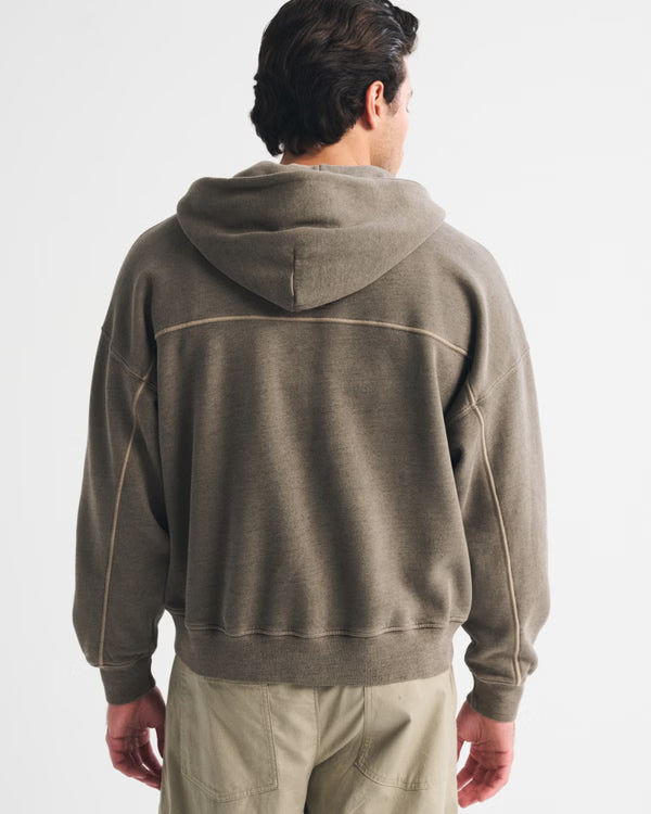 Abercrombie & Fitch -  Essential Full-Zip Hoodie