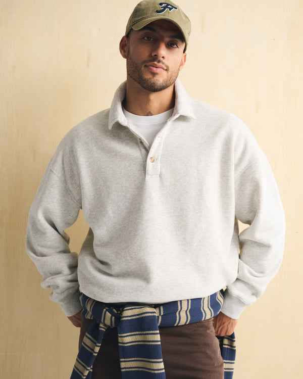 Abercrombie & Fitch - Essential Polo Sweatshirt