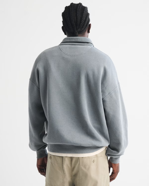 Abercrombie & Fitch - Essential Polo Sweatshirt