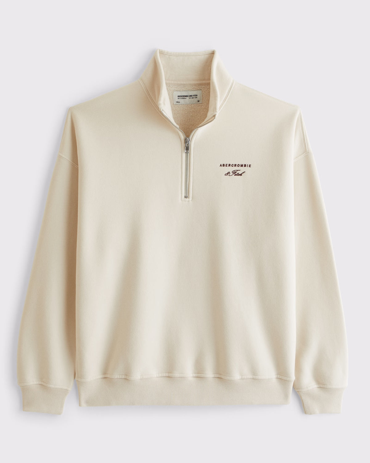 Abercrombie & Fitch - Essential Half-Zip Logo Sweatshirt