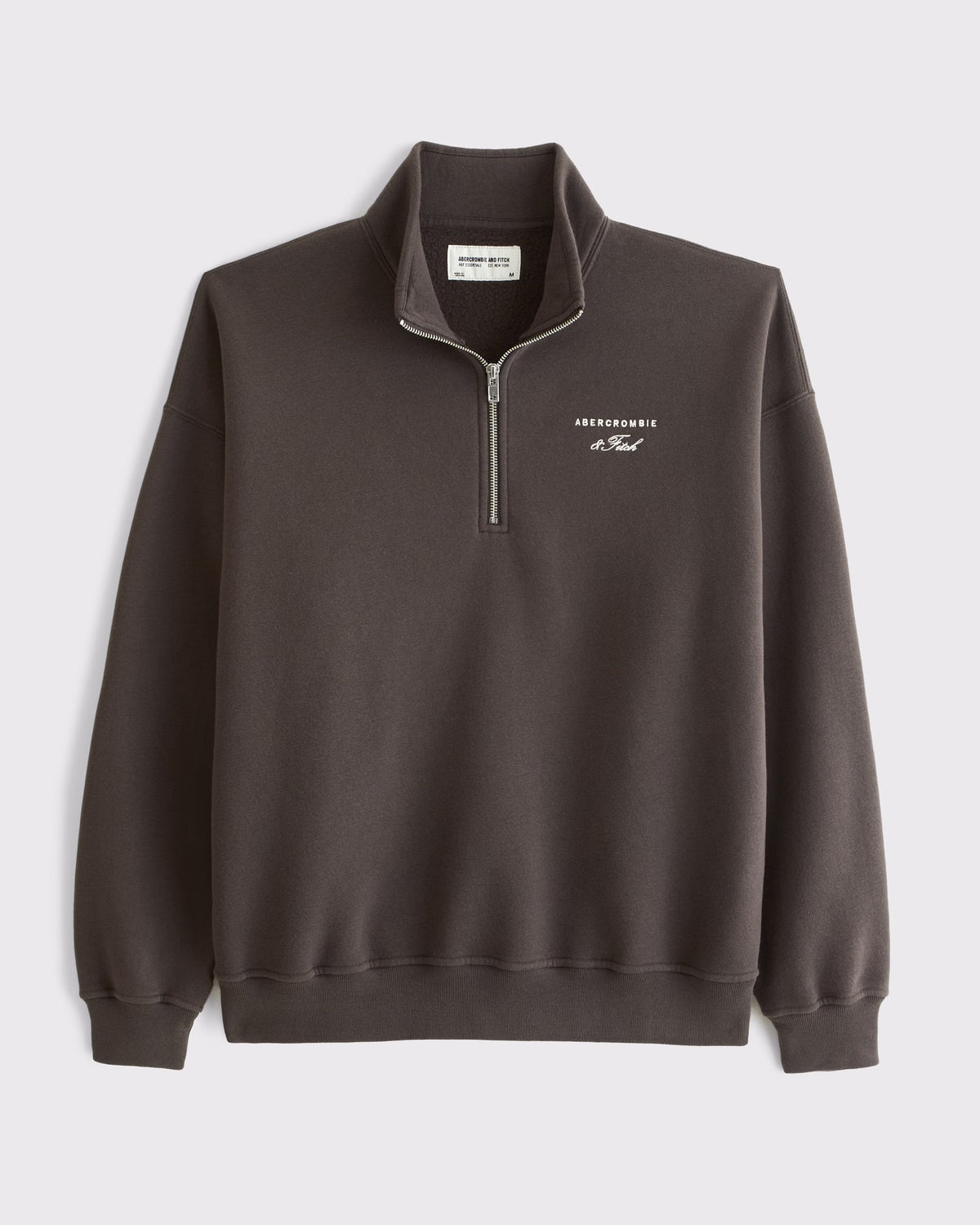 Abercrombie & Fitch - Essential Half-Zip Logo Sweatshirt