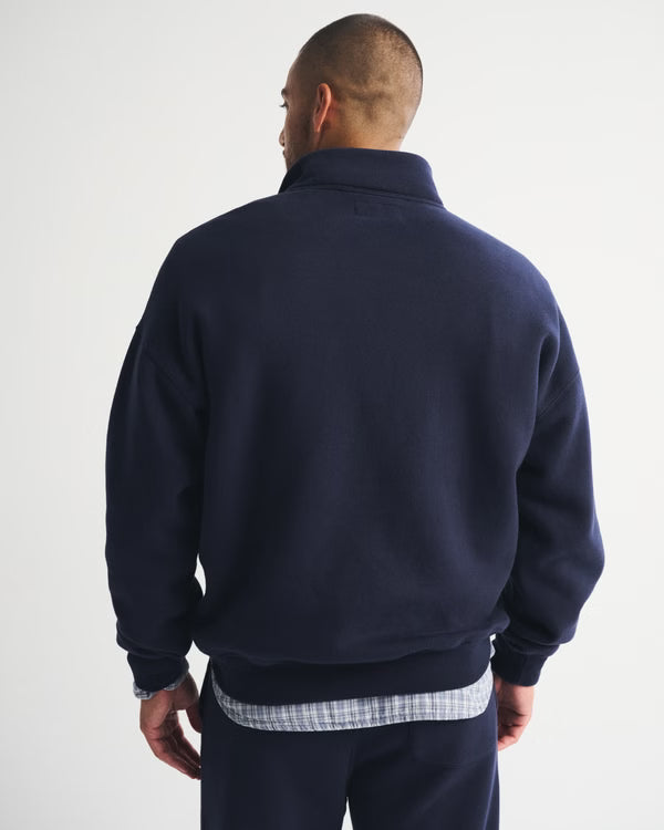 Abercrombie & Fitch -  Essential Half-Zip Sweatshirt