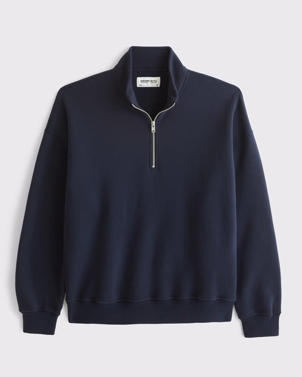 Abercrombie & Fitch -  Essential Half-Zip Sweatshirt