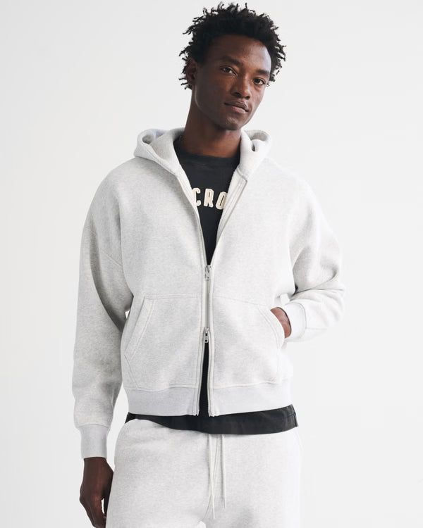 Abercrombie & Fitch -  Essential Full-Zip Hoodie