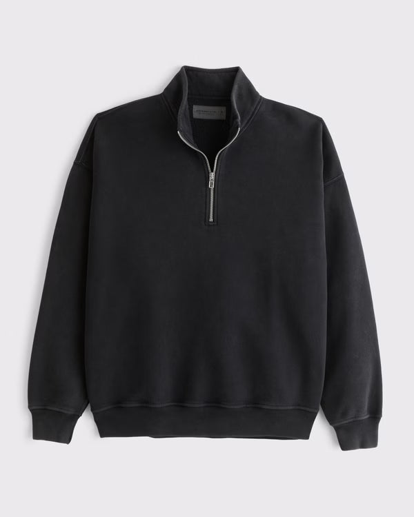 Abercrombie & Fitch -  Essential Half-Zip Sweatshirt