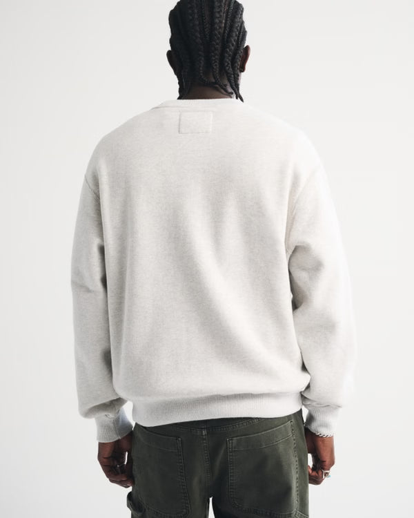 Abercrombie & Fitch - Heritage Heavyweight Logo Popover Hoodie