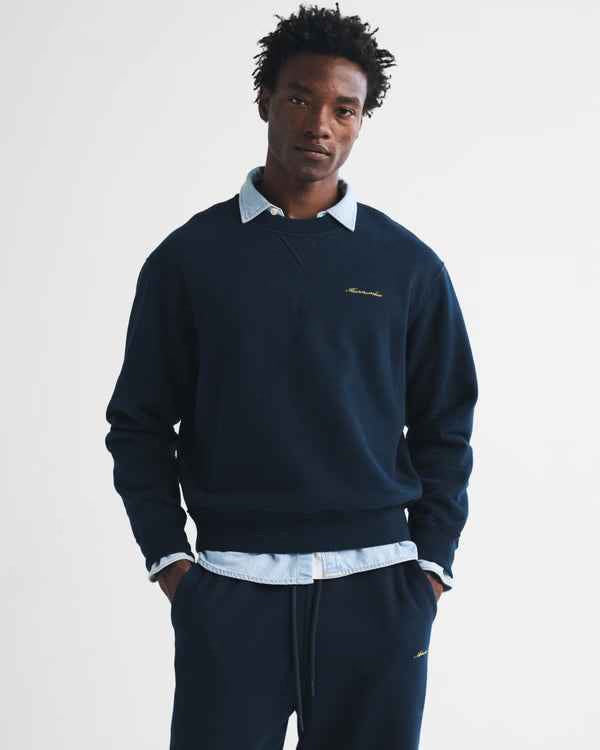 Abercrombie & Fitch - Heritage Heavyweight Logo Crew Sweatshirt