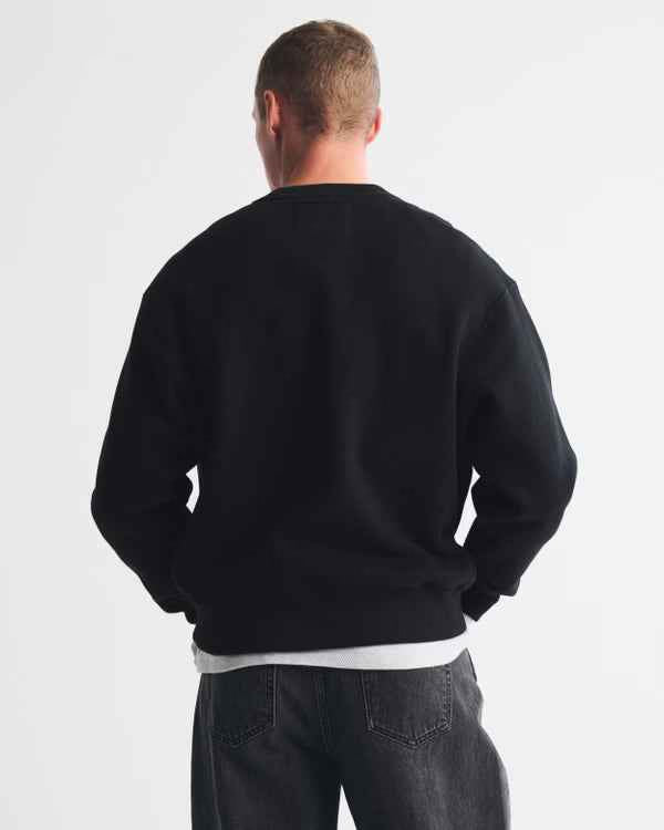Abercrombie & Fitch - Heritage Heavyweight Logo Crew Sweatshirt