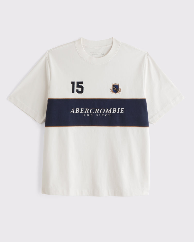 Abercrombie & Fitch - Premium Heavyweight 2.0 Crest Logo Tee