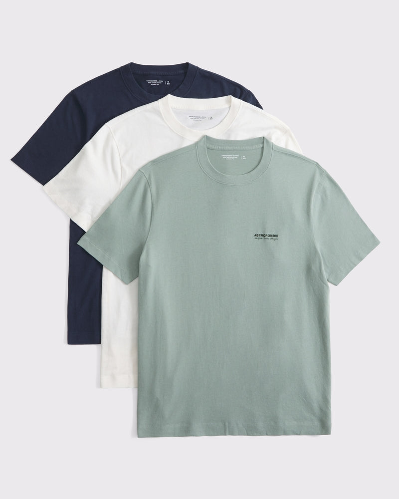 Abercrombie & Fitch - 3-Pack Logo Tees