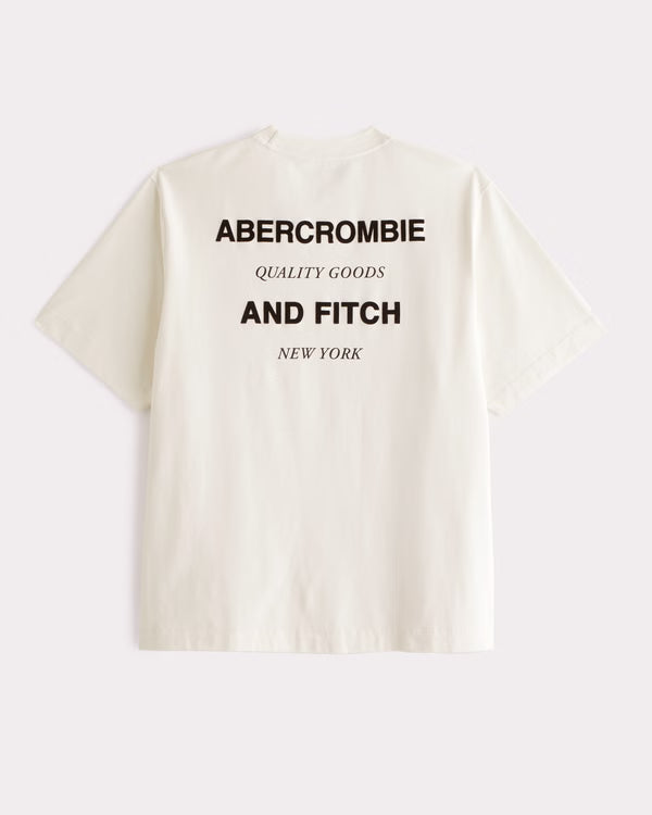 Abercrombie & Fitch - Premium Heavyweight 2.0 Logo Tee