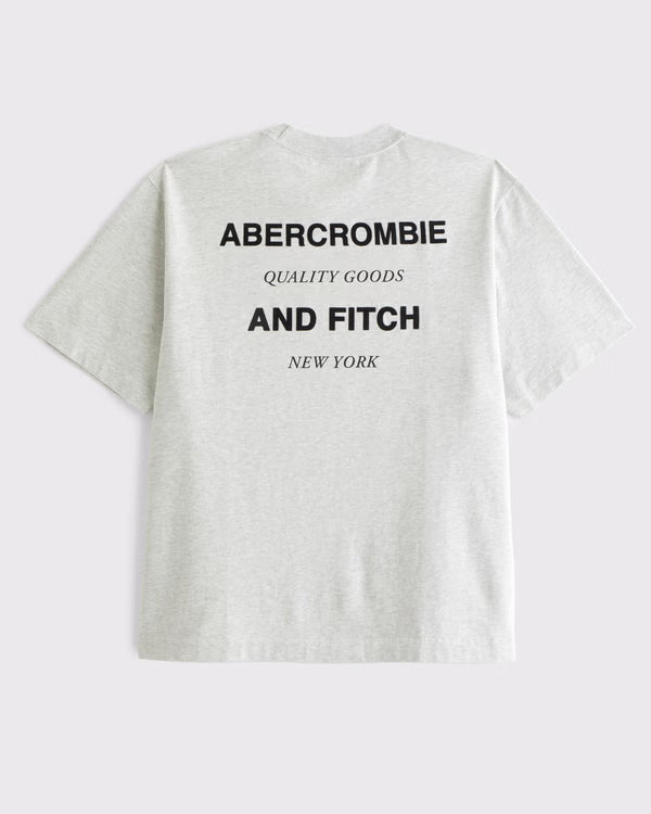 Abercrombie & Fitch - Premium Heavyweight 2.0 Logo Tee
