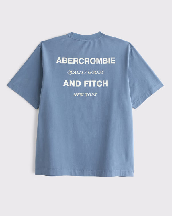 Abercrombie & Fitch - Premium Heavyweight 2.0 Logo Tee