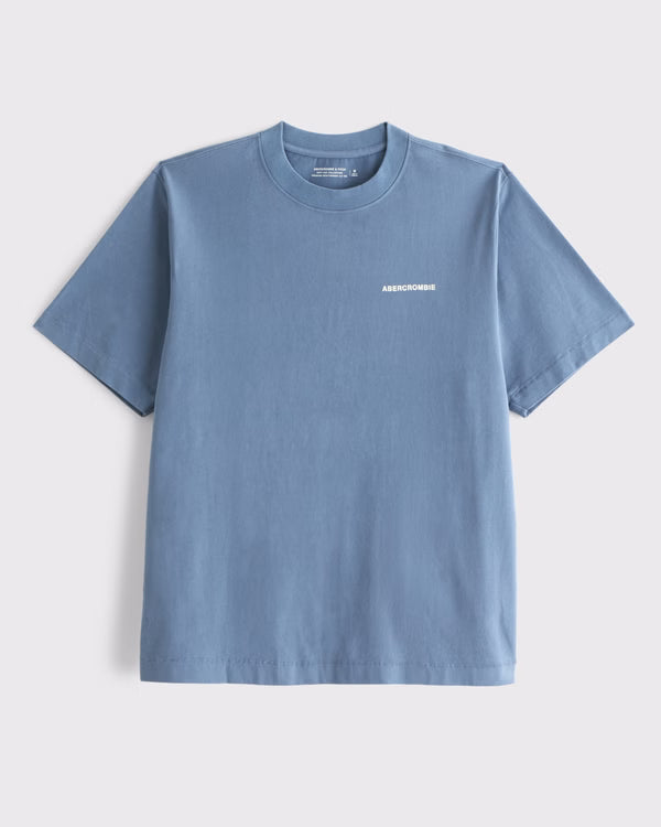 Abercrombie & Fitch - Premium Heavyweight 2.0 Logo Tee