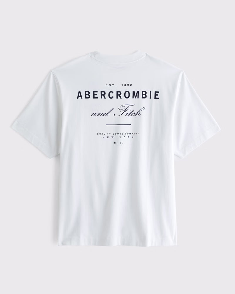 Abercrombie & Fitch - Premium Heavyweight 2.0 Logo Tee