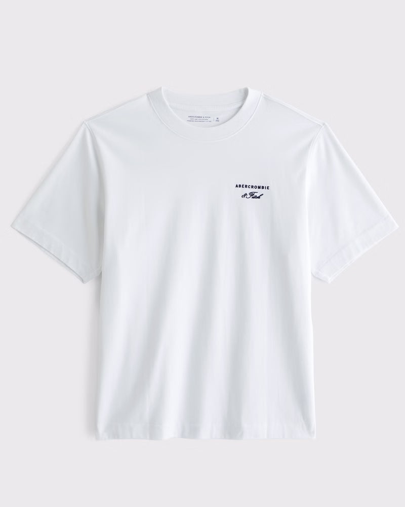 Abercrombie & Fitch - Premium Heavyweight 2.0 Logo Tee
