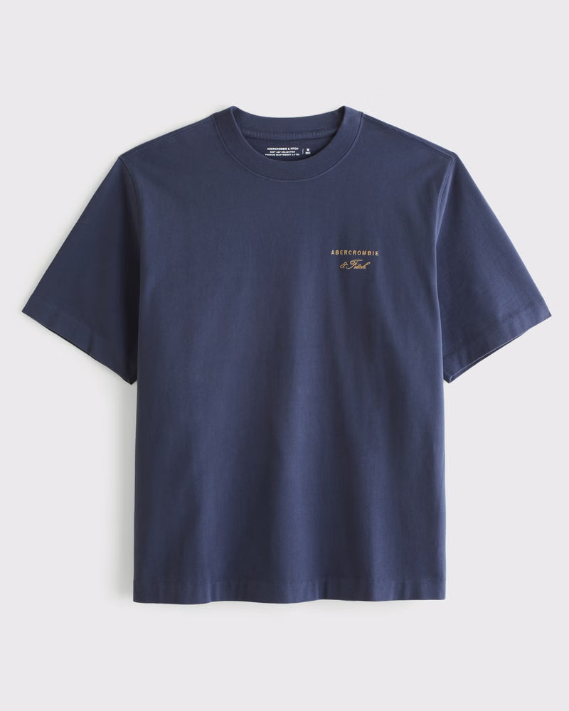 Abercrombie & Fitch - Premium Heavyweight 2.0 Logo Tee