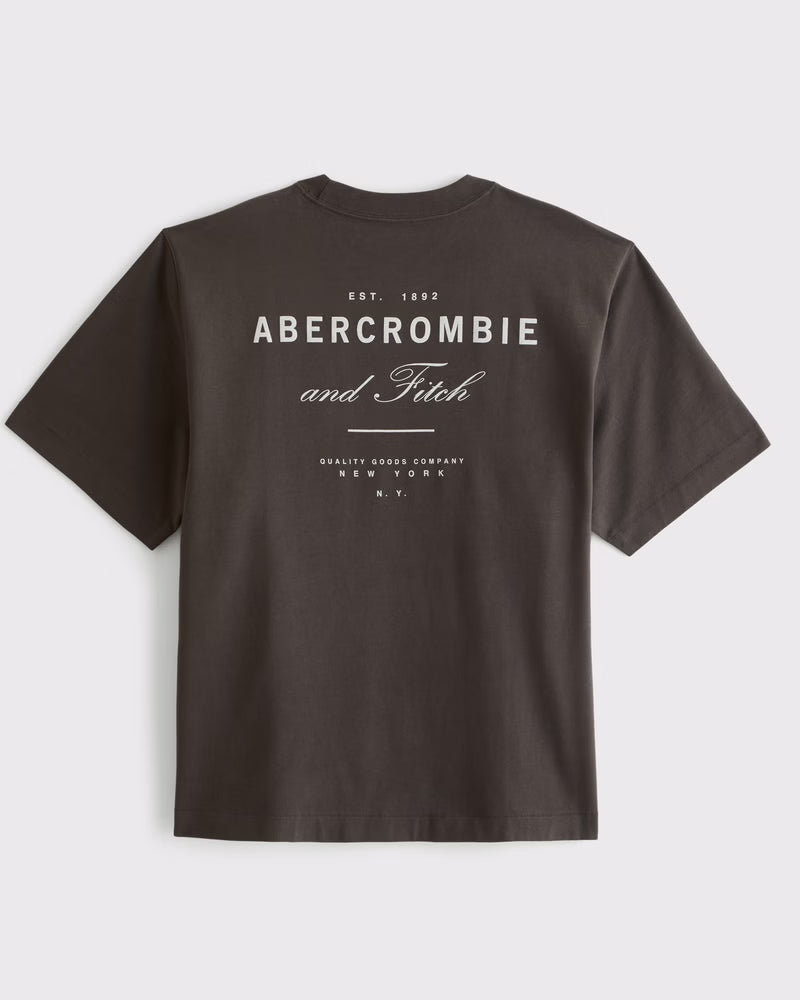 Abercrombie & Fitch - Premium Heavyweight 2.0 Logo Tee