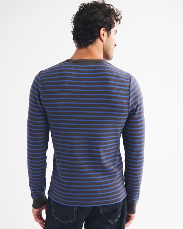 Abercrombie & Fitch - Essential Slim Ribbed Henley