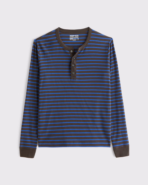 Abercrombie & Fitch - Essential Slim Ribbed Henley