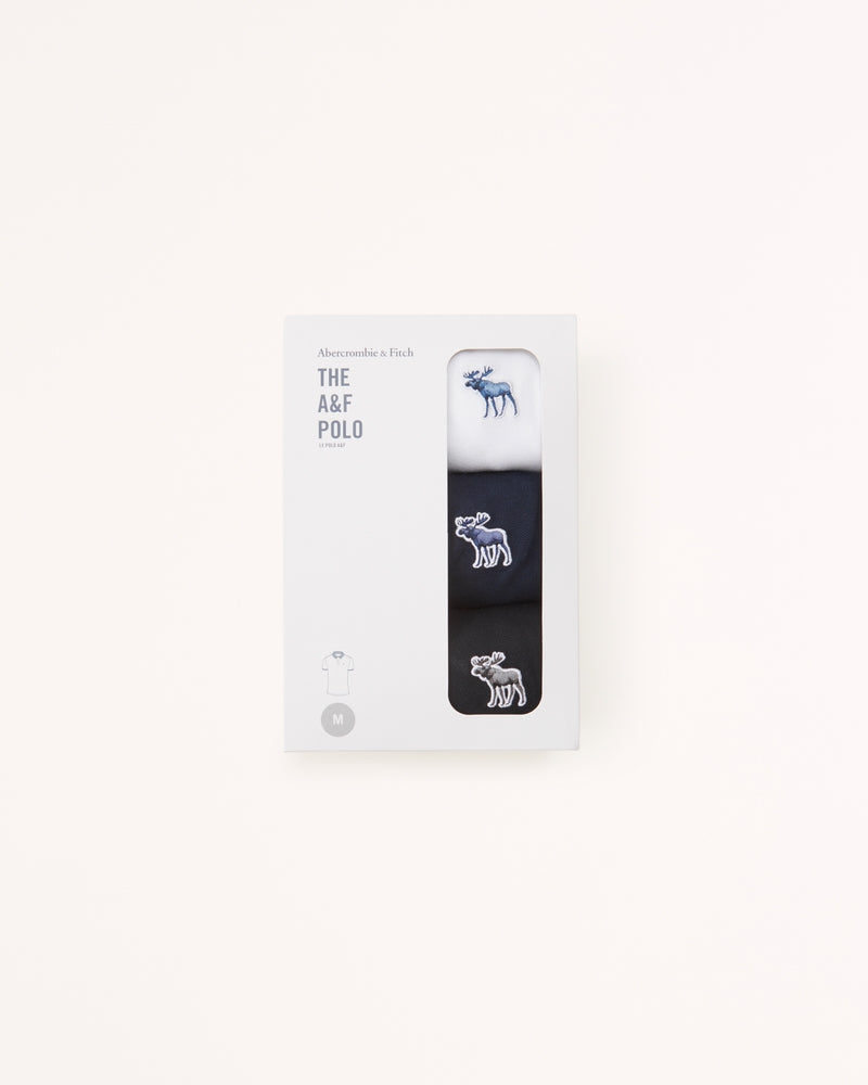 3-Pack Tonal Icon Don't Sweat It Polos