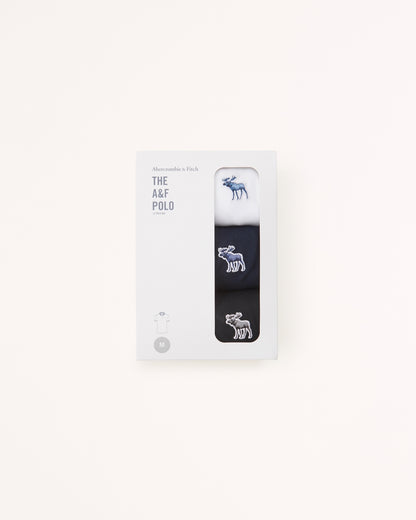 3-Pack Tonal Icon Don't Sweat It Polos