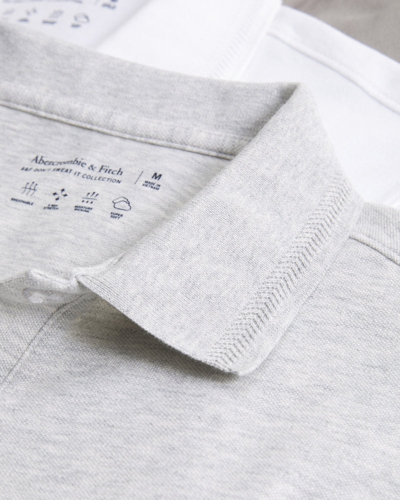 Abercrombie & Fitch - 5-Pack Signature Icon Don't Sweat It Polos