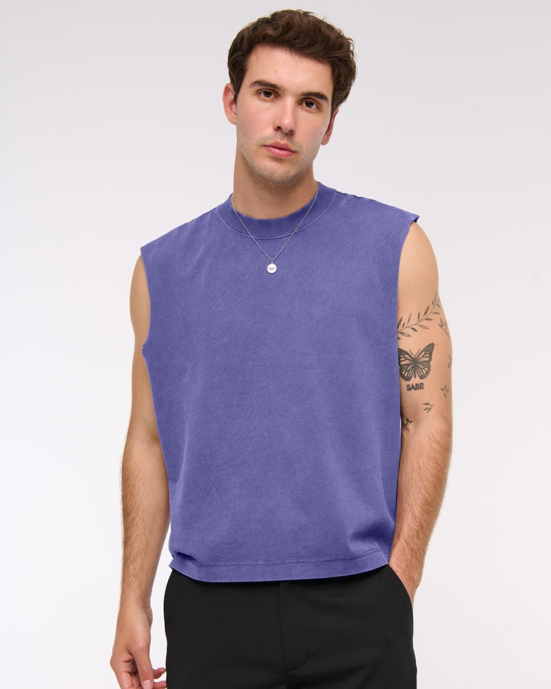 Premium Heavyweight Cropped Tank