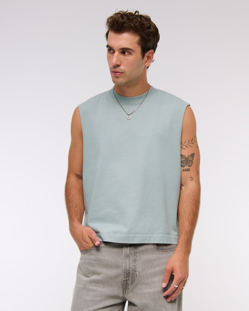 Premium Heavyweight Cropped Tank