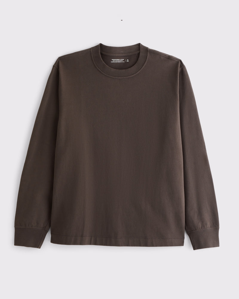 Abercrombie & Fitch - Long-Sleeve Premium Heavyweight 2.0 Tee