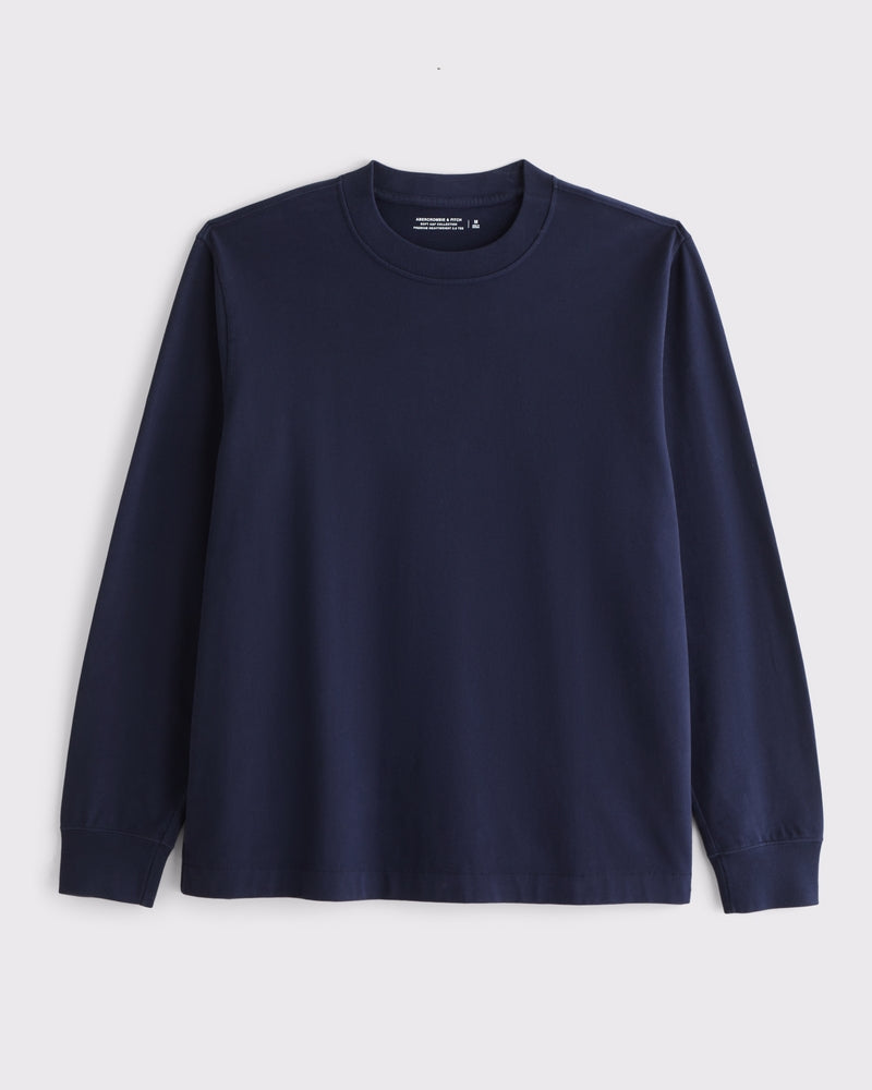 Abercrombie & Fitch - Long-Sleeve Premium Heavyweight 2.0 Tee