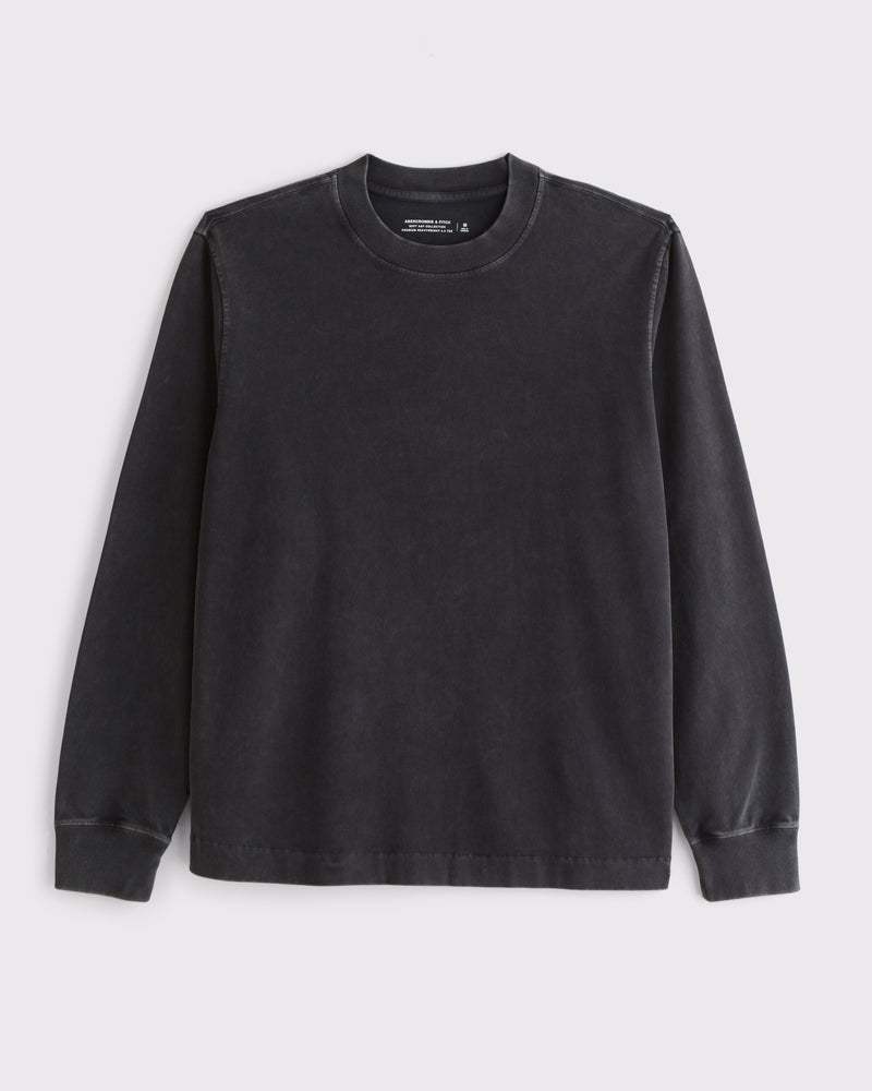 Abercrombie & Fitch - Long-Sleeve Premium Heavyweight 2.0 Tee