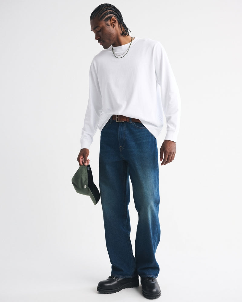 Abercrombie & Fitch - Long-Sleeve Premium Heavyweight 2.0 Tee