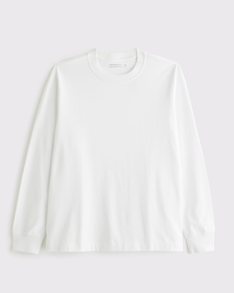 Abercrombie & Fitch - Long-Sleeve Premium Heavyweight 2.0 Tee