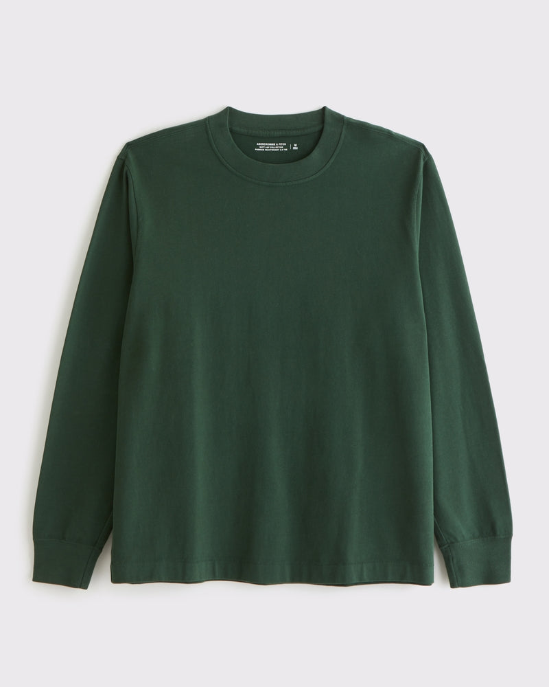 Abercrombie & Fitch - Long-Sleeve Premium Heavyweight 2.0 Tee