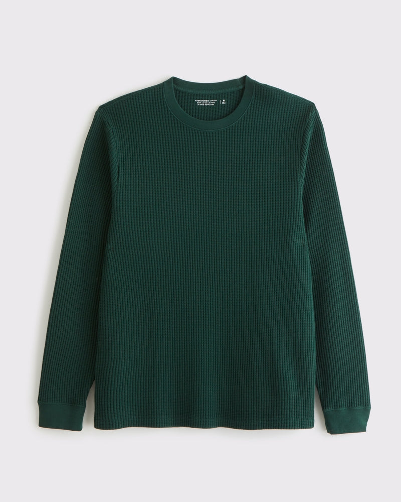Abercrombie & Fitch - Long-Sleeve Classic Waffle Tee