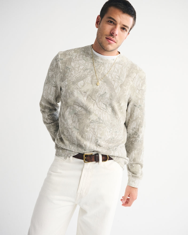 Abercrombie & Fitch - Long-Sleeve Classic Waffle Tee