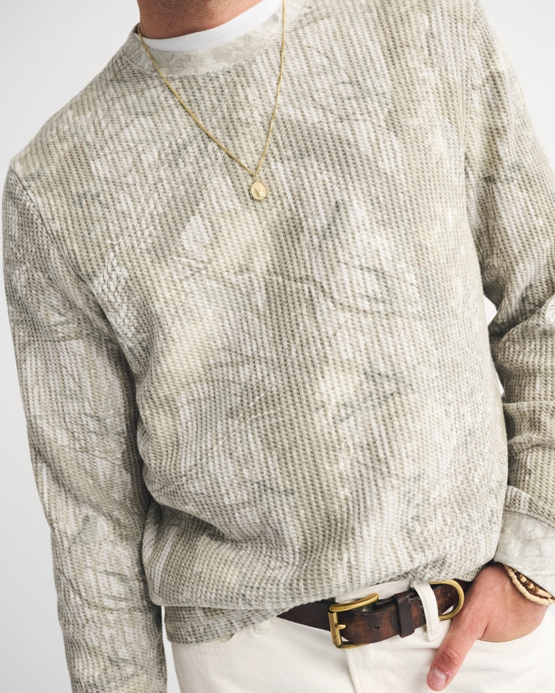 Abercrombie & Fitch - Long-Sleeve Classic Waffle Tee
