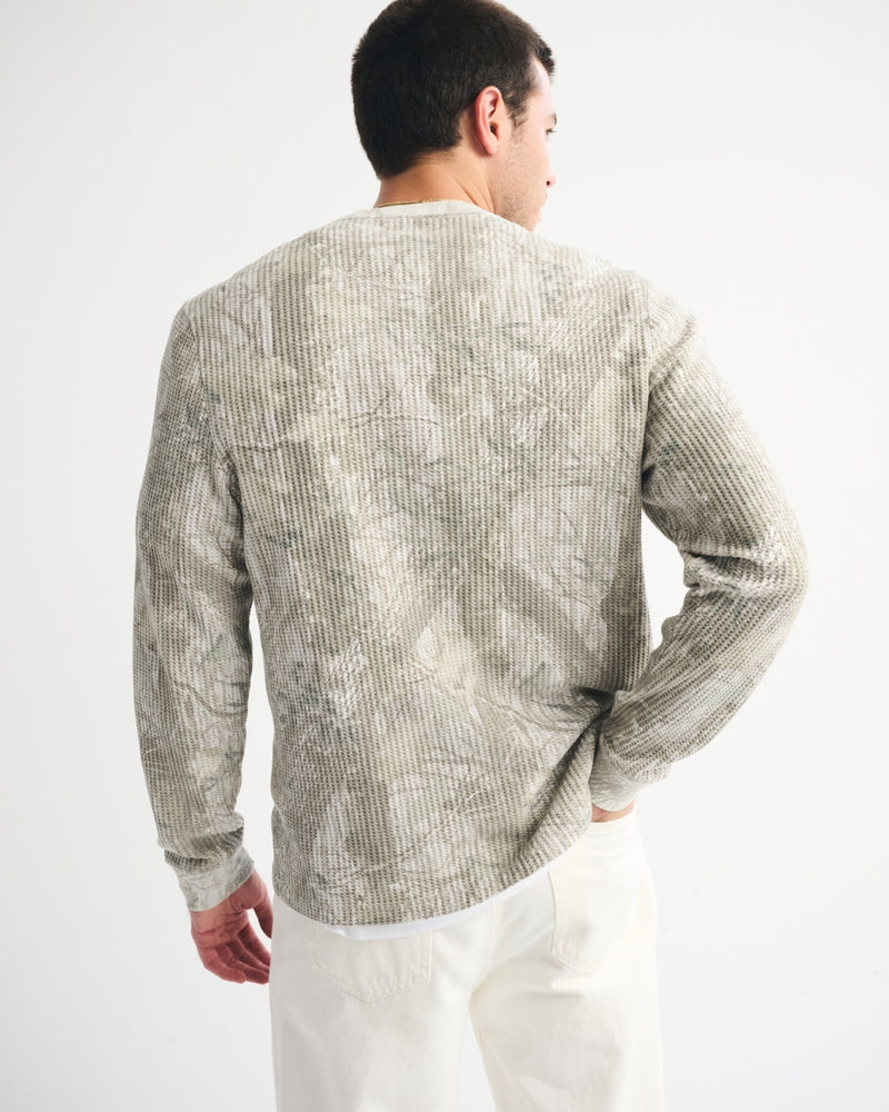 Abercrombie & Fitch - Long-Sleeve Classic Waffle Tee