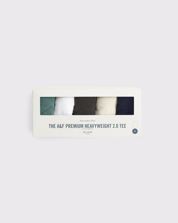 Abercrombie & Fitch - 5-Pack Premium Heavyweight 2.0 Tees