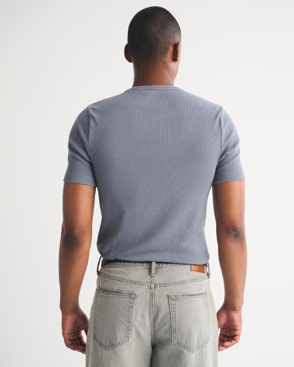 Abercrombie and Fitch - Essential Slim Ribbed Tee