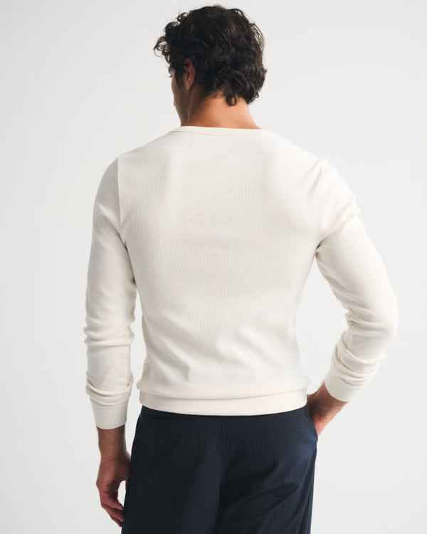 Abercrombie & Fitch - Essential Slim Ribbed Henley