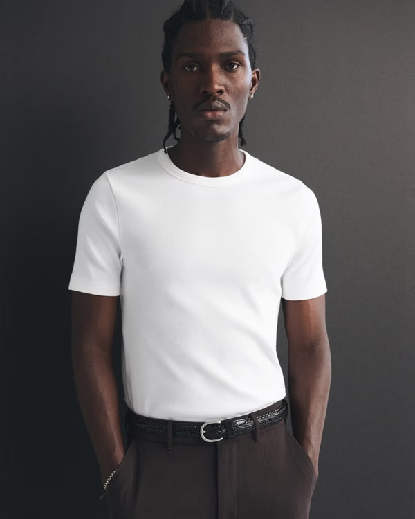Abercrombie and Fitch - Essential Slim Ribbed Tee