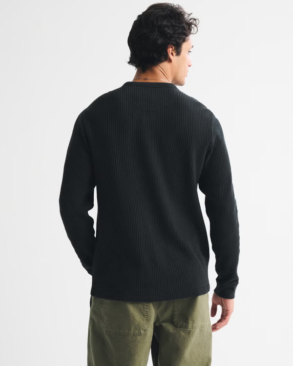 Abercrombie & Fitch - Long-Sleeve Classic Waffle Tee