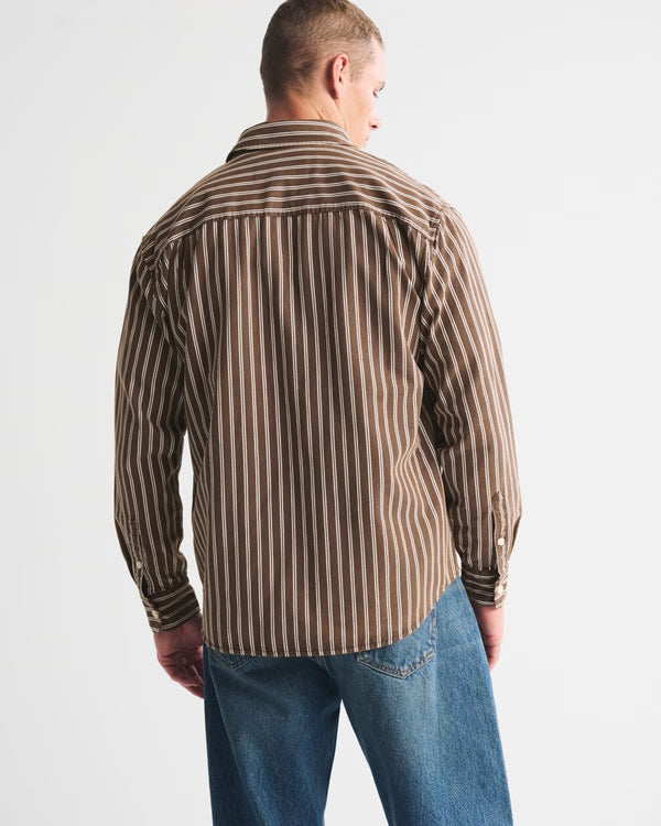 Abercrombie & Fitch - Twill Button-Up Shirt