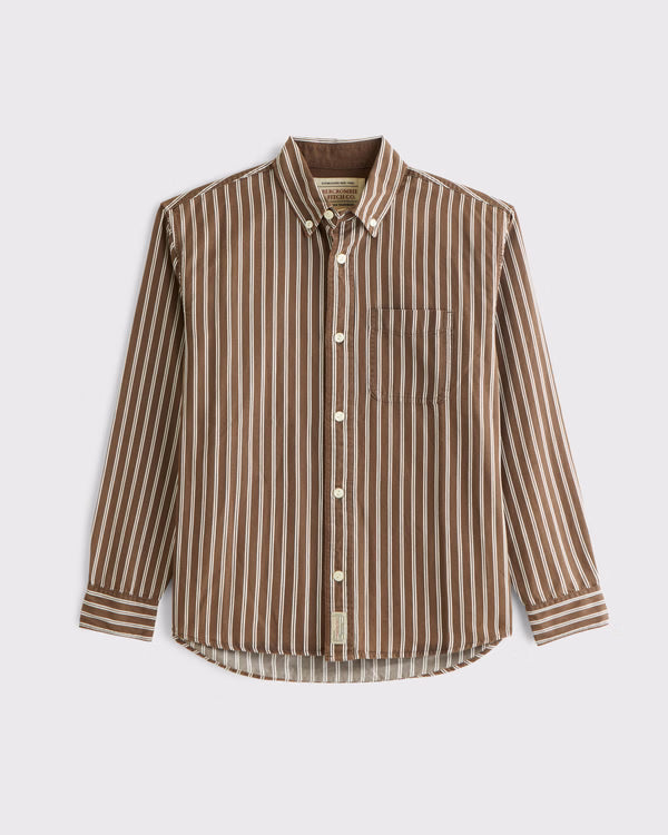Abercrombie & Fitch - Twill Button-Up Shirt
